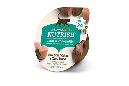 Rachael Ray Nutrish Natural Wet Cat Food, Tuna Purrfection Recipe, 2.8 Ounce Cup (Pack of 12), Grain Free