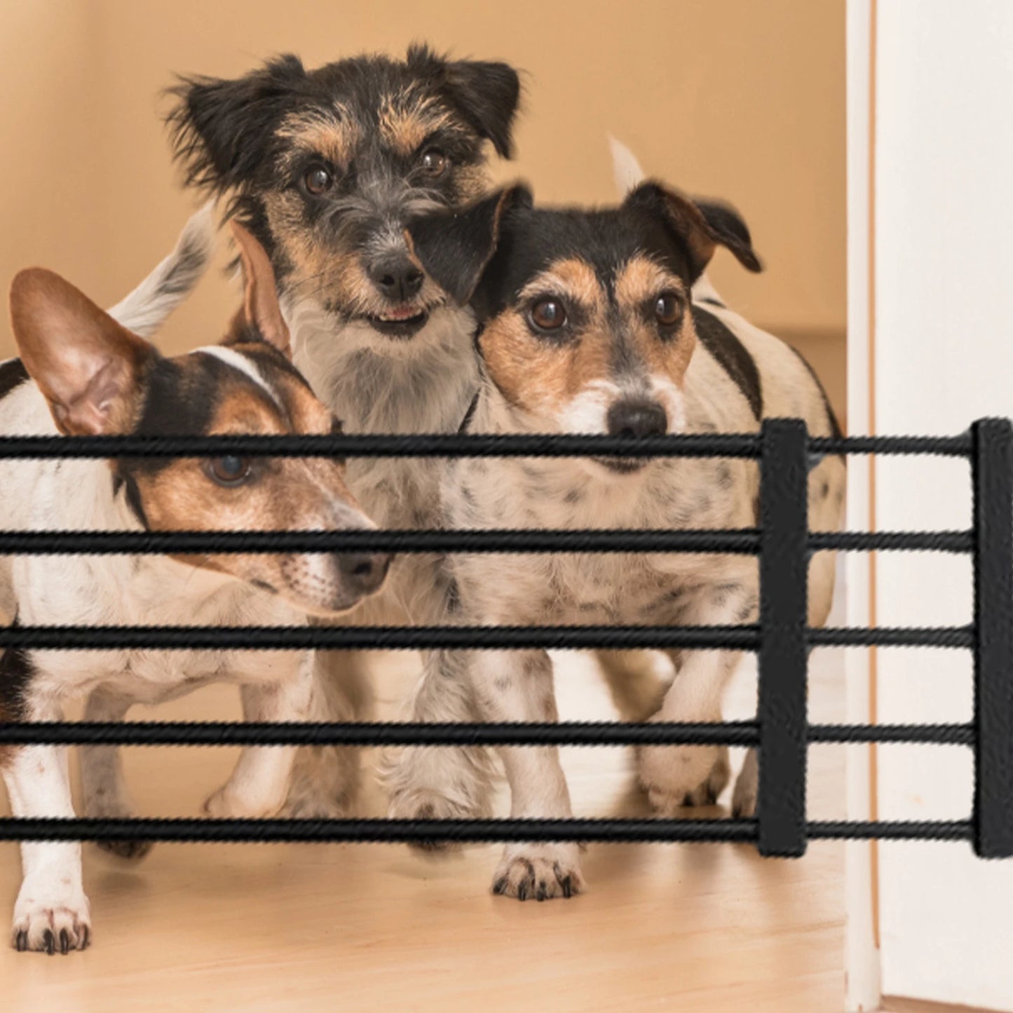 Metal Pet Gates 22-39.37 Inch Extra Wide Pressure Mounted Dog Gate For Stairs Doorways Auto Close Pet Gate 22 To 39.37